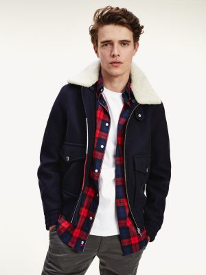 tommy hilfiger wool jacket