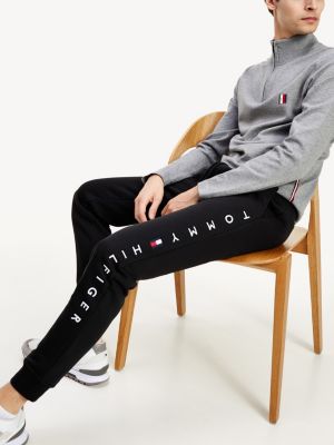 tommy hilfiger joggers black