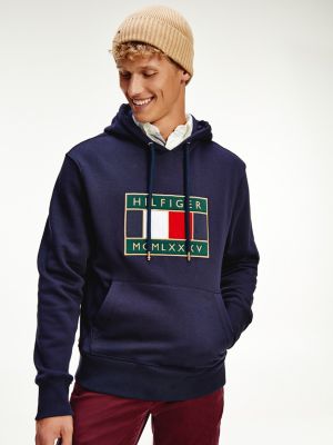 tommy hilfiger icon embroidered hoodie