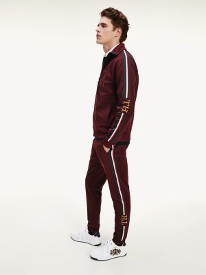 tommy hilfiger black tracksuit