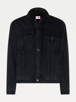 tommy jeans jacket black