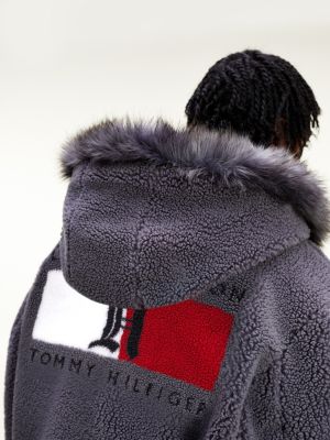 tommy hilfiger fluffy hoodie