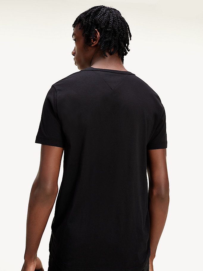 Organic Cotton Logo T-Shirt | BLACK | Tommy Hilfiger