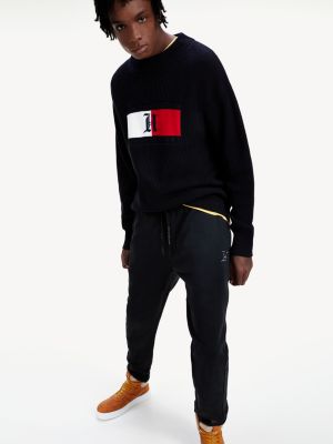 men's black tommy hilfiger jumper