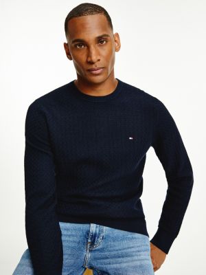 tommy hilfiger mens crew neck jumper