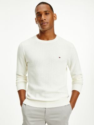 tommy hilfiger crew neck jumper mens