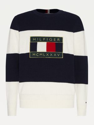 white jumper tommy hilfiger