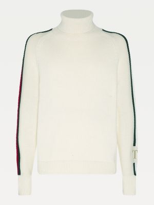 tommy white jumper