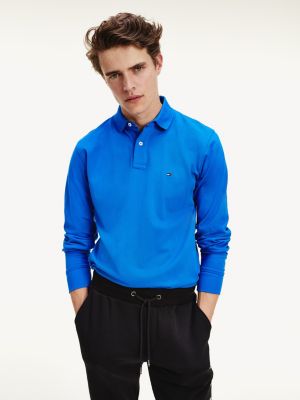 tommy hilfiger long sleeve polo slim fit