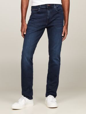 jean slim bleecker délavé denim pour hommes tommy hilfiger