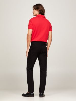 denim denton straight black jeans for men tommy hilfiger