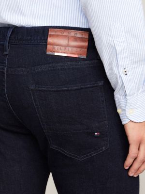 vaqueros bleecker rectos ajustados denim de hombres tommy hilfiger