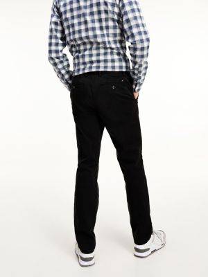tommy hilfiger black chinos