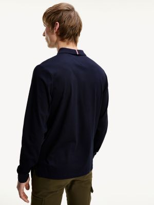 tommy hilfiger long sleeve polo slim fit