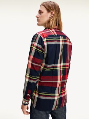 check shirt black jeans