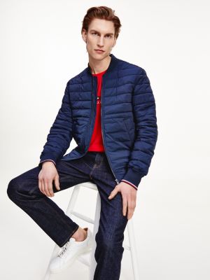 padded bomber jacket tommy hilfiger