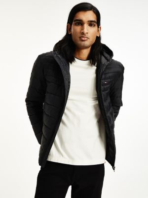 tommy hooded puffer jacket