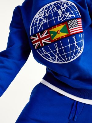 tommy hilfiger lewis hamilton flag logo hoodie
