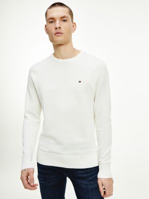 tommy jeans white jumper