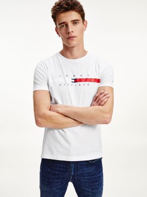 tommy hilfiger tri tape tshirt