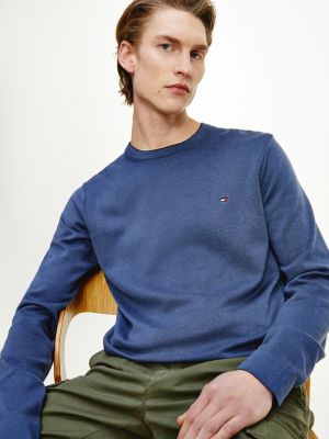 tommy hilfiger crew neck jumper mens