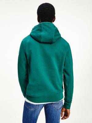 Essential Organic Cotton Terry Hoody | GREEN | Tommy Hilfiger