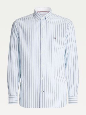tommy hilfiger white striped shirt