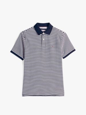 multi 1985 collection regular fit polo shirt for men tommy hilfiger