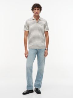 1985 Regular Fit Pique Polo Shirt — White 2
