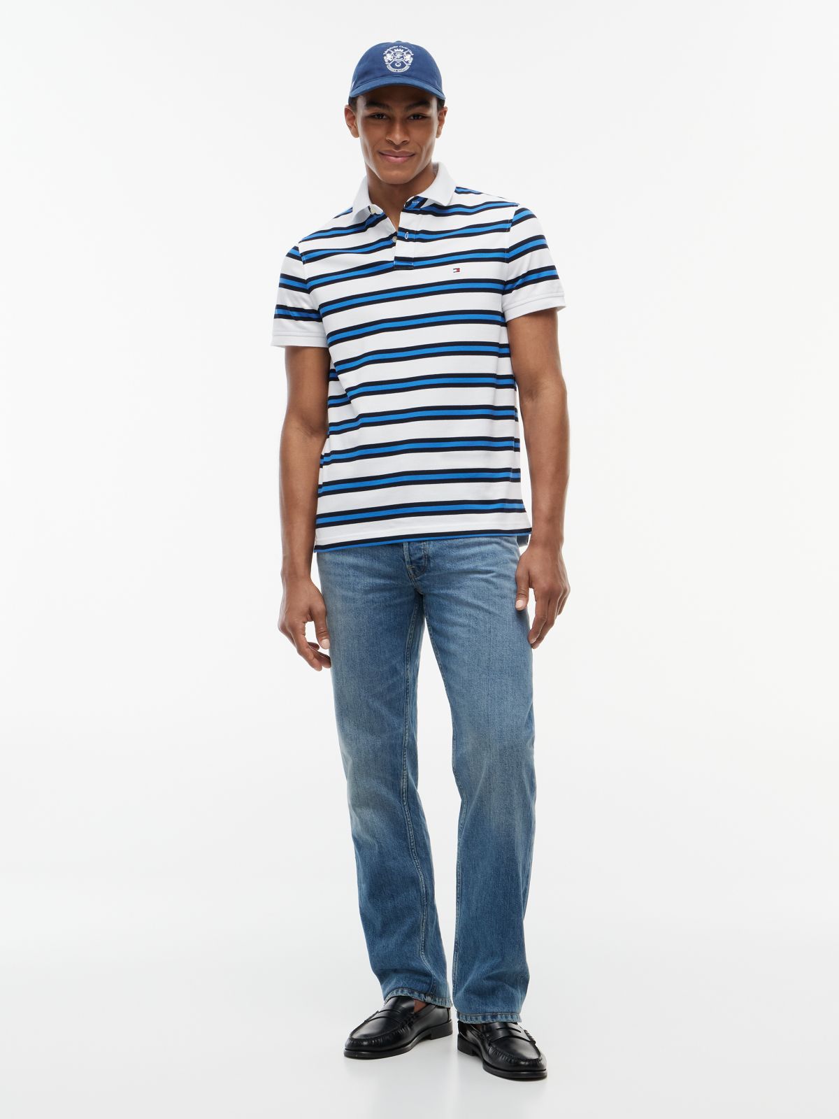 1985 Regular Fit Pique Polo Shirt — White