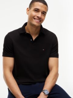 1985 Regular Fit Pique Polo Shirt — Black 3