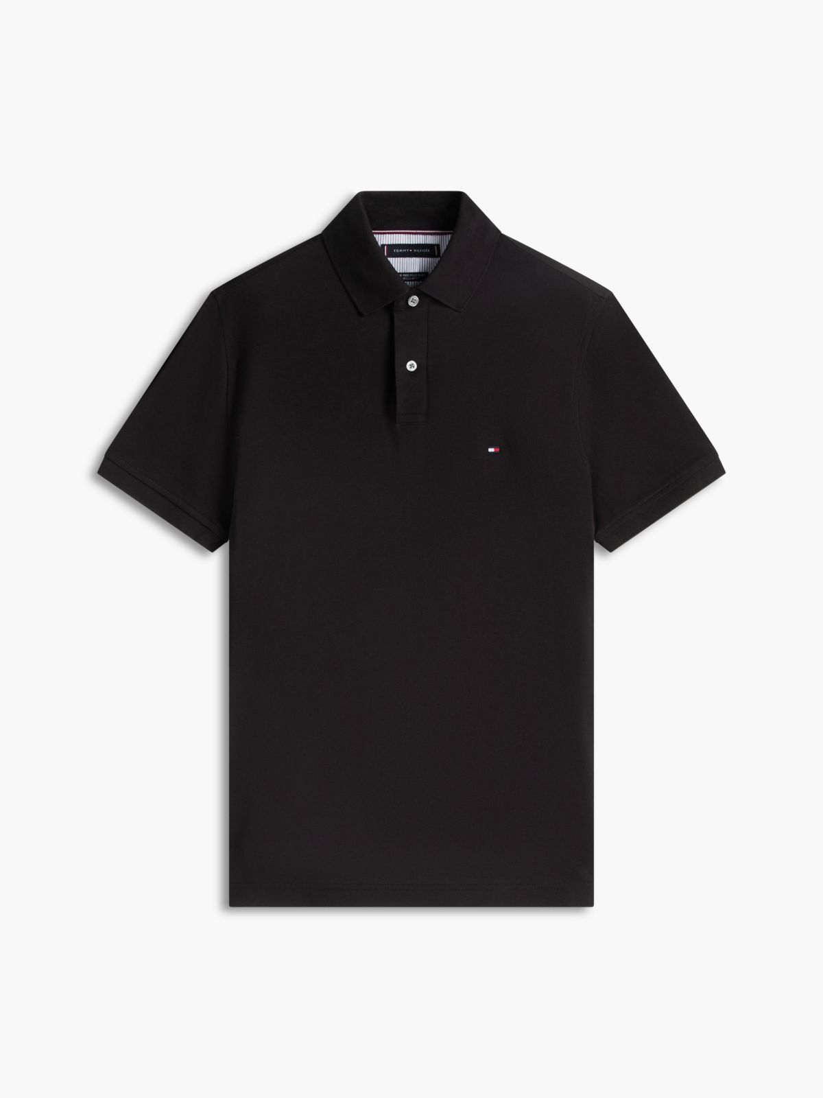 1985 Regular Fit Pique Polo Shirt — Black