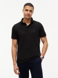 1985 Regular Fit Pique Polo Shirt — Black 1