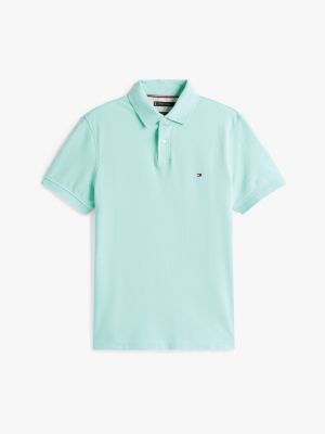 blue 1985 collection regular fit polo shirt for men tommy hilfiger