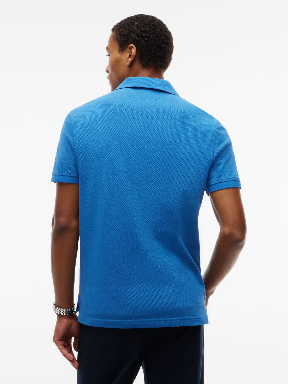 1985 Regular Fit Pique Polo Shirt — Blue