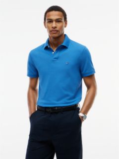 1985 Regular Fit Pique Polo Shirt — Blue 1