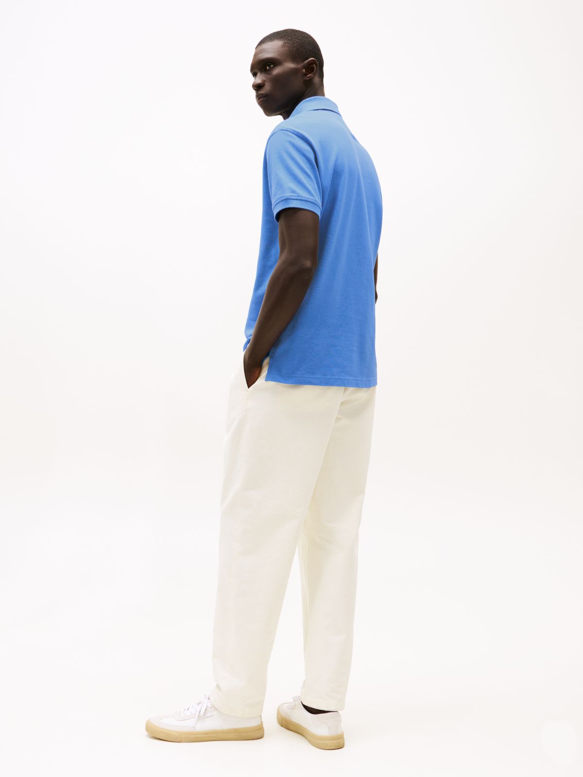 1985 Regular Fit Pique Polo Shirt — Blue