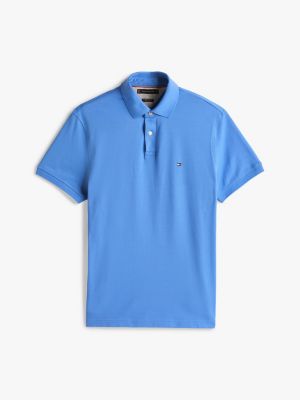 blue 1985 regular fit polo shirt for men tommy hilfiger