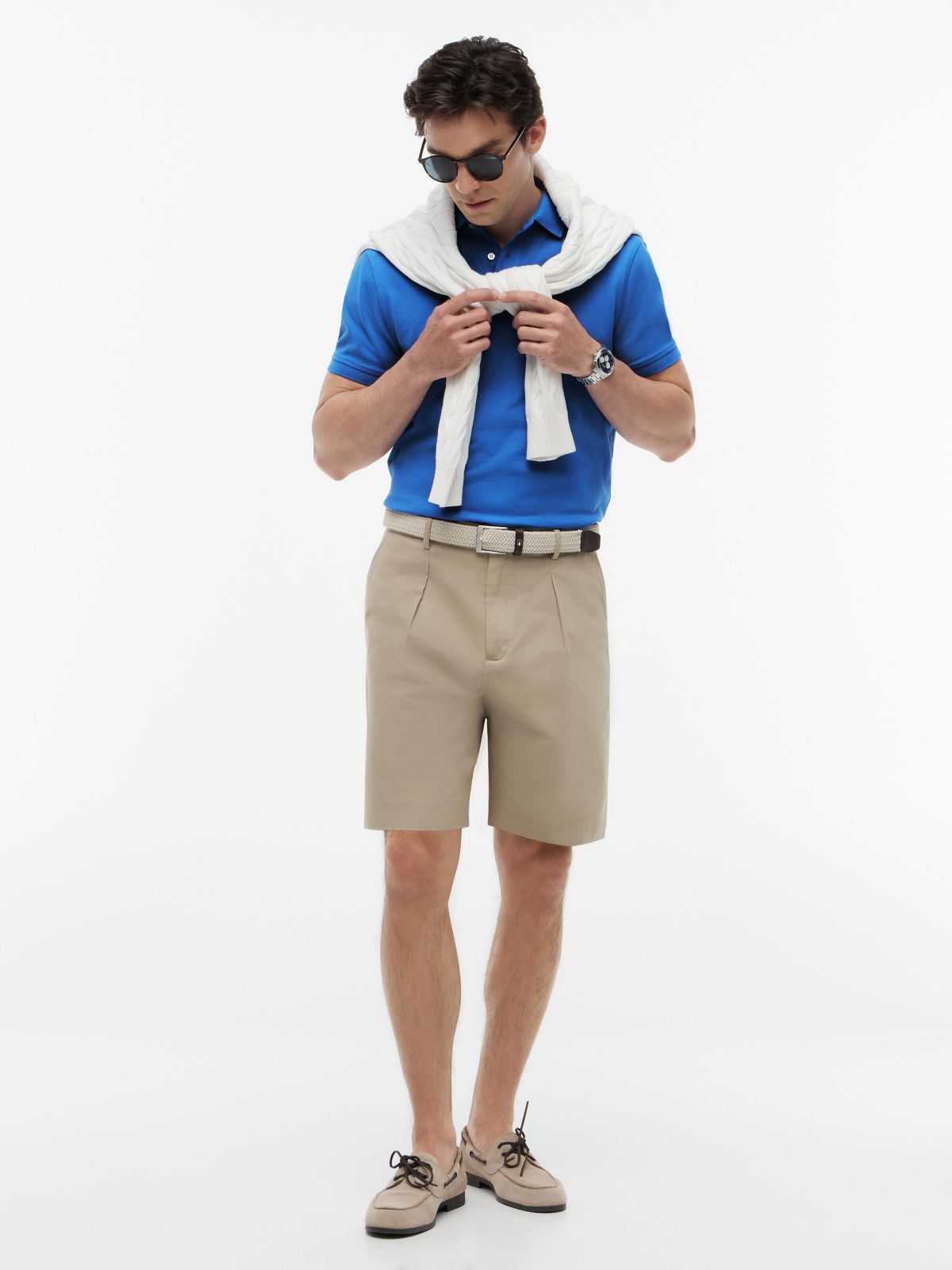 1985 Regular Fit Pique Polo Shirt — Blue