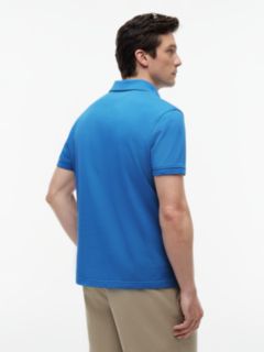 1985 Regular Fit Pique Polo Shirt — Blue 4