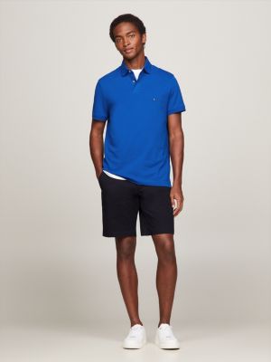 polo 1985 collection de corte regular blue de hombres tommy hilfiger