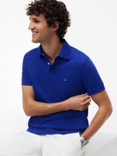 1985 Regular Fit Pique Polo Shirt — Blue 3