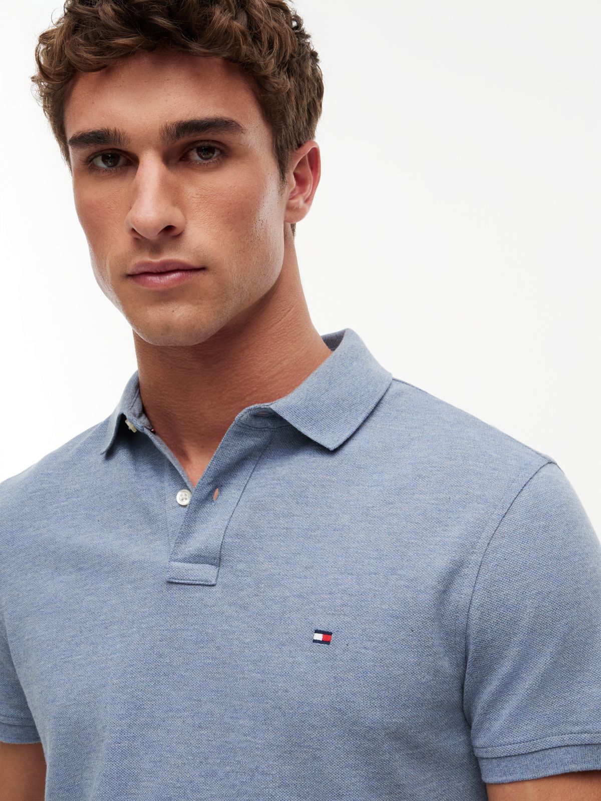 1985 Regular Fit Pique Polo Shirt — Blue