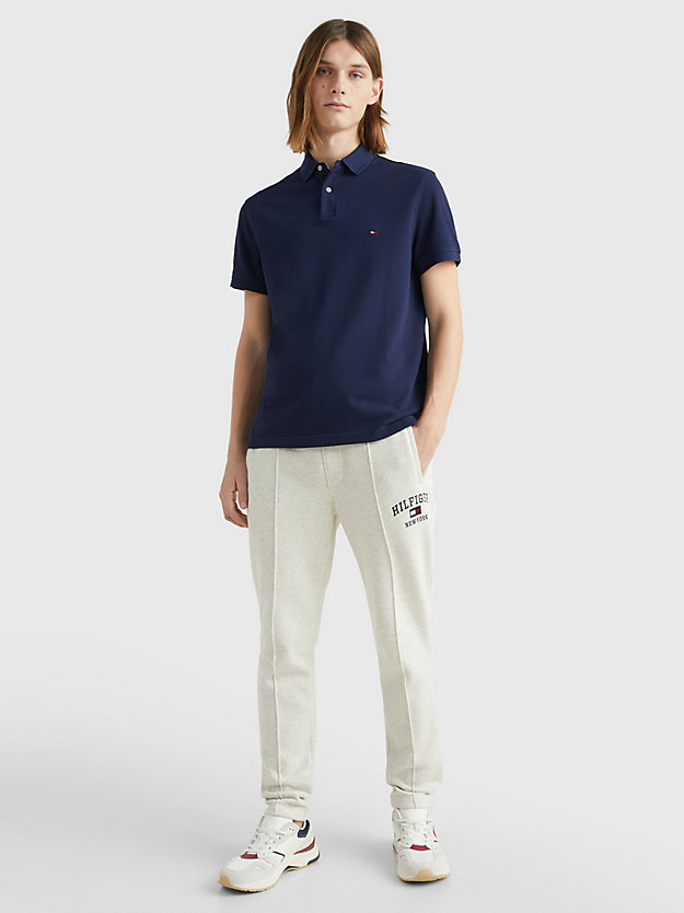 CARBON NAVY 1985 Collection Regular Fit Pique Polo for men TOMMY HILFIGER