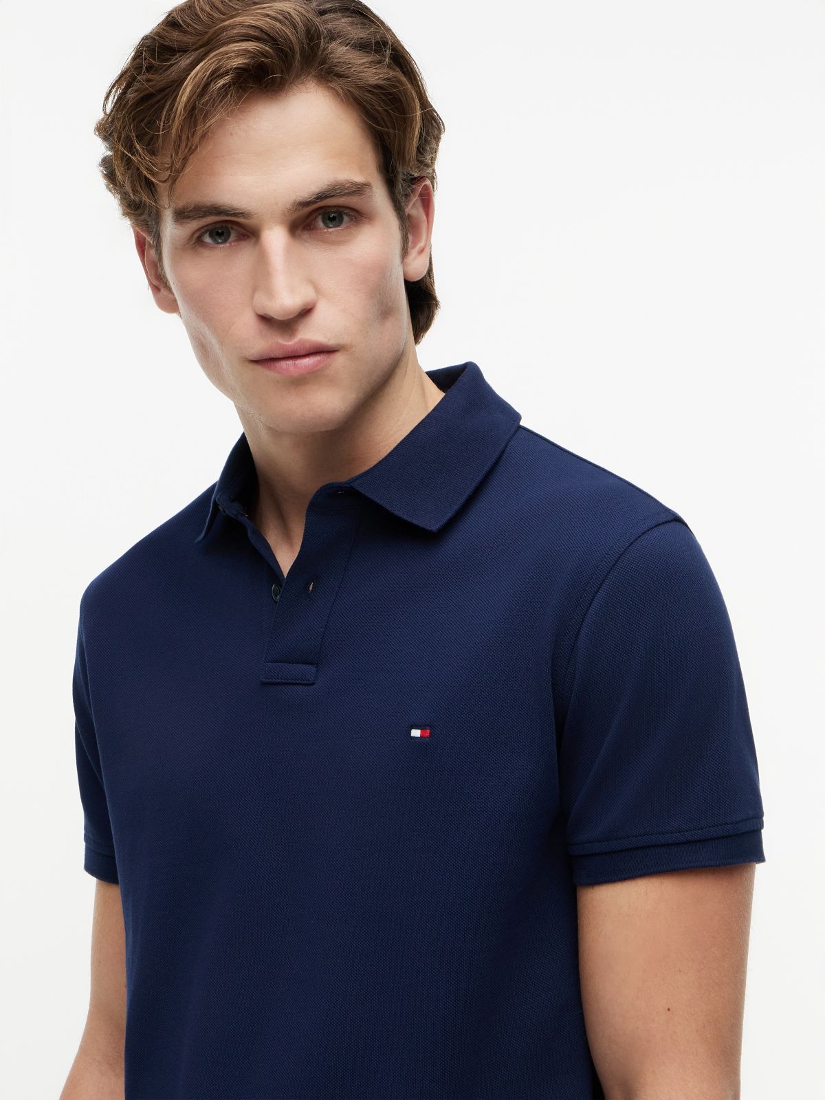 1985 Regular Fit Pique Polo Shirt — Blue