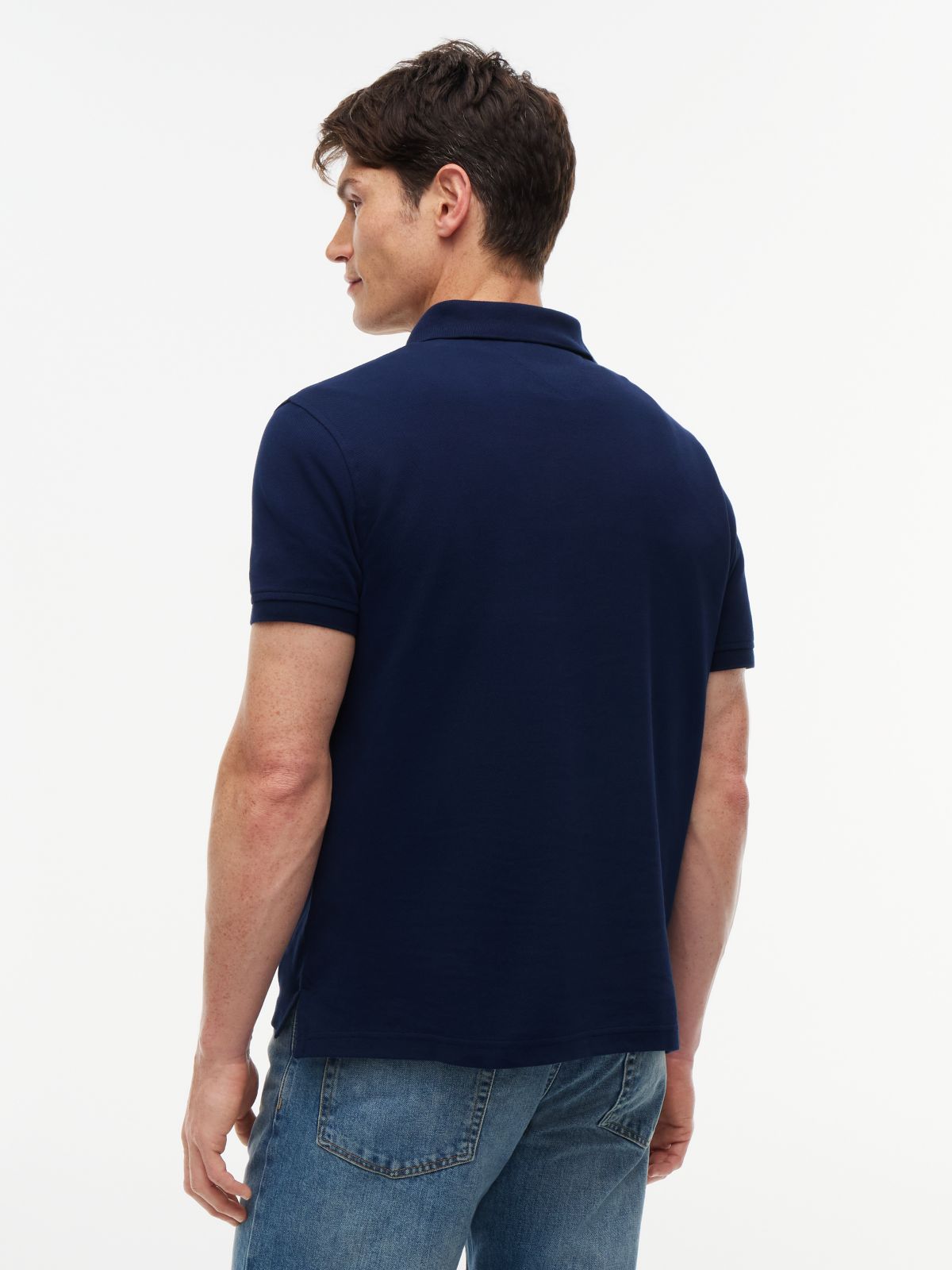 1985 Regular Fit Pique Polo Shirt — Blue