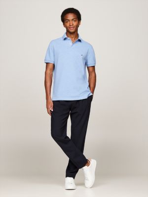 polo 1985 collection de corte regular blue de hombres tommy hilfiger