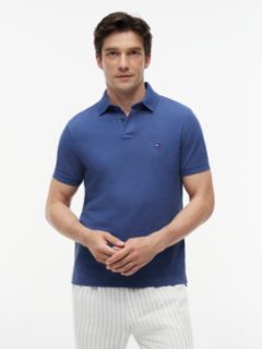 1985 Regular Fit Pique Polo Shirt — Blue 1