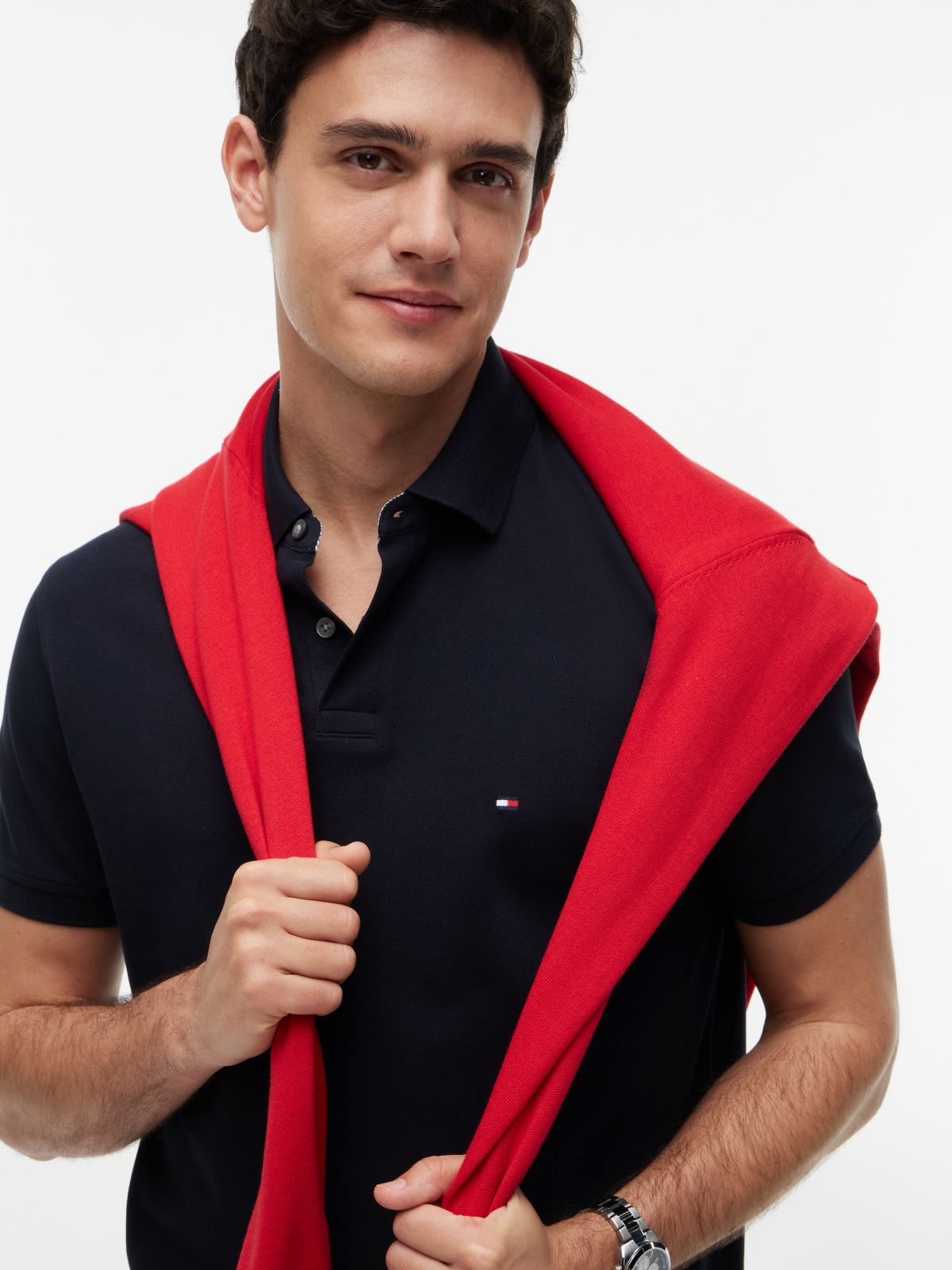 1985 Regular Fit Pique Polo Shirt — Blue