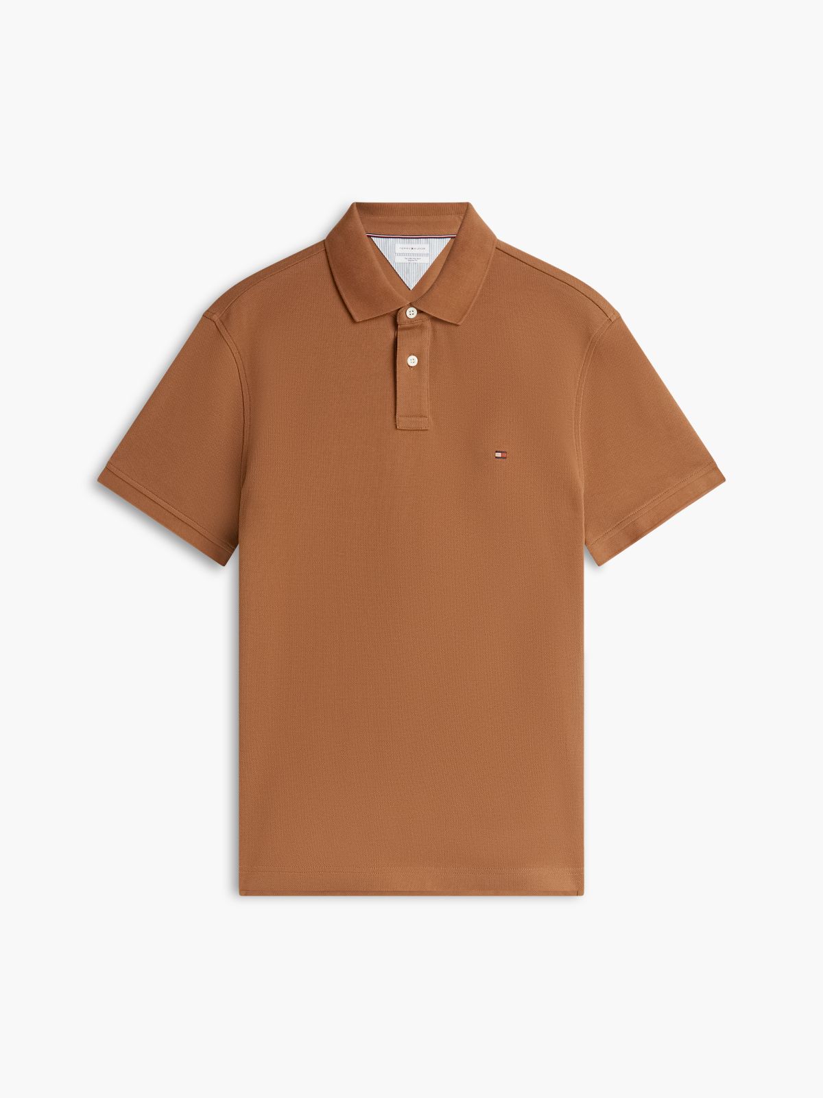 1985 Regular Fit Pique Polo Shirt — Brown
